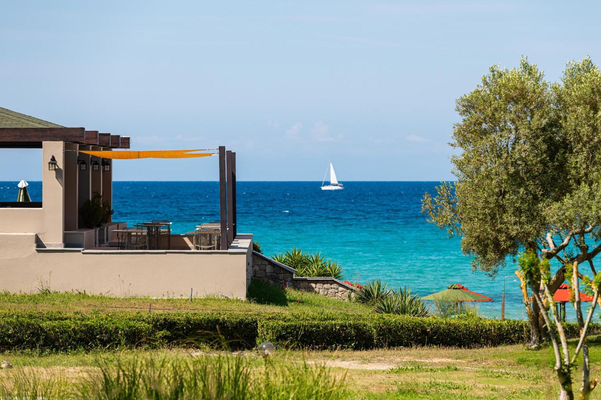 Simantro Beach Sani (Chalkidiki) Exterior foto View of the sea from the hotel