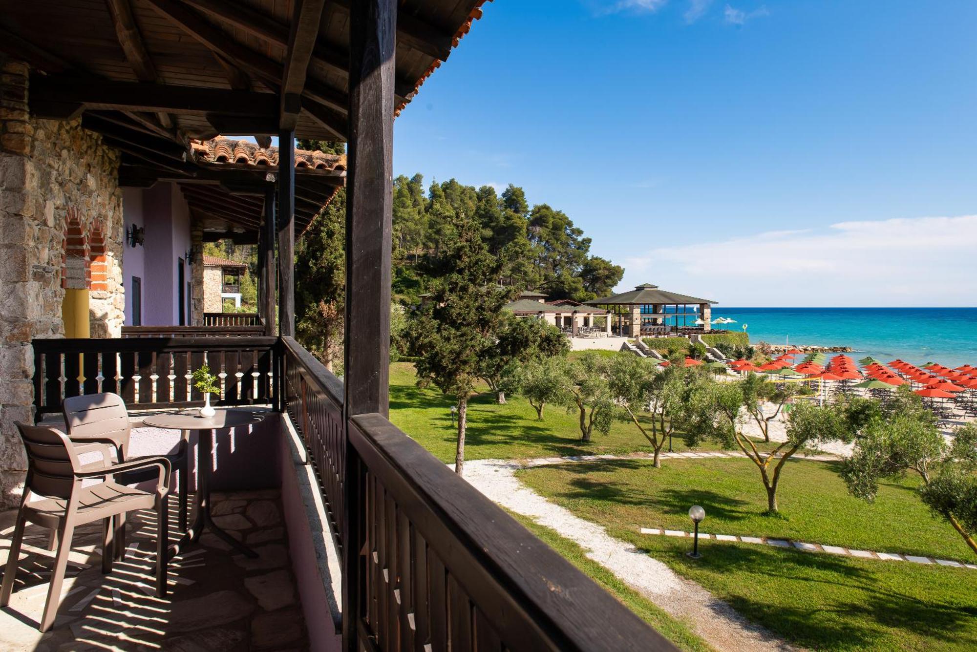 Simantro Beach Sani (Chalkidiki) Exterior foto View from the hotel