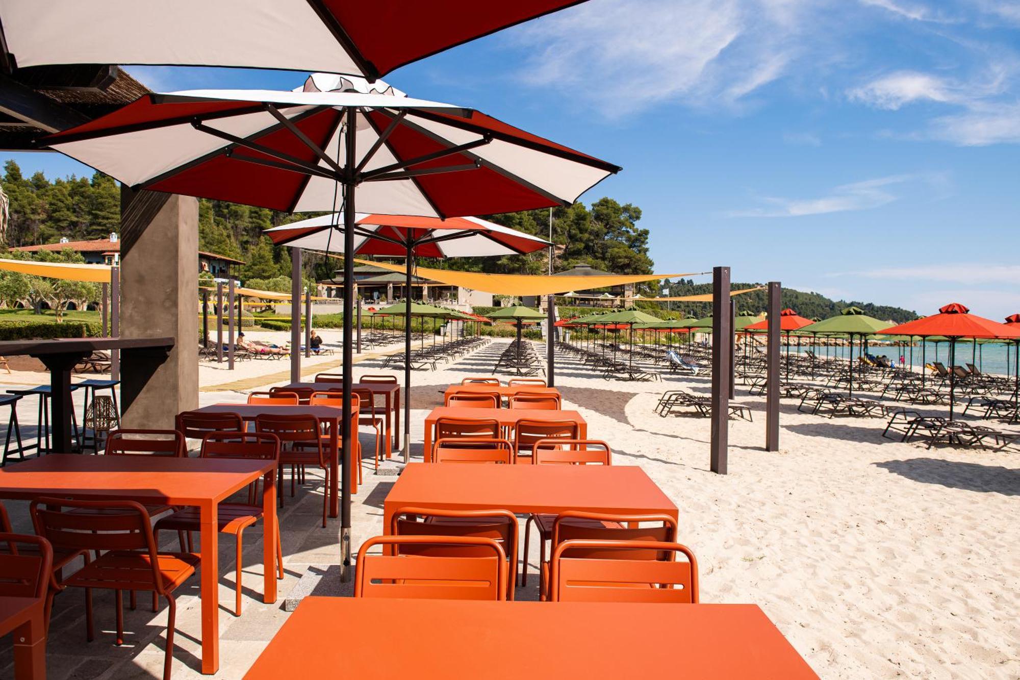 Simantro Beach Sani (Chalkidiki) Exterior foto Beach at the resort