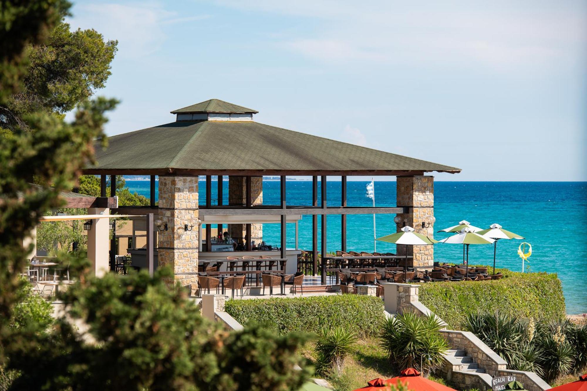 Simantro Beach Sani (Chalkidiki) Exterior foto The beach at the resort